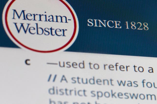 <p>Word of the Year Merriam Webster</p>