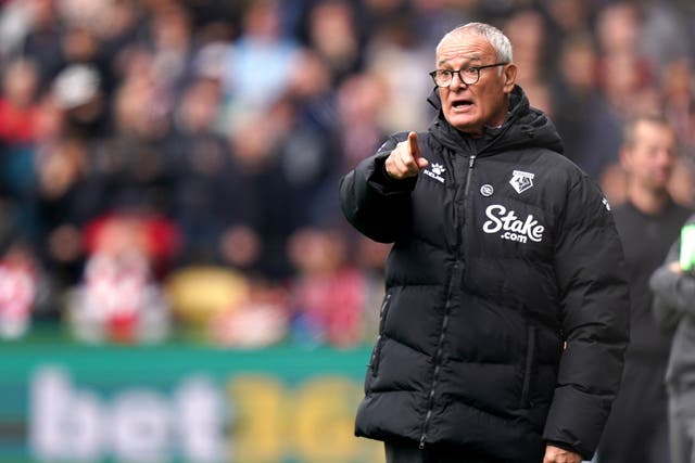 Claudio Ranieri took over at Watford earlier this month (Tess Derry/PA)