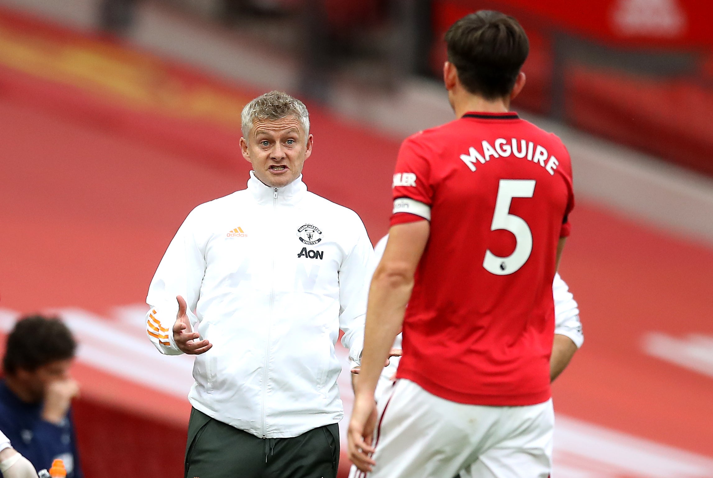 Manchester United manager Ole Gunnar Solskjaer (left) and Harry Maguire had a bad Sunday (Martin Rickett/PA)