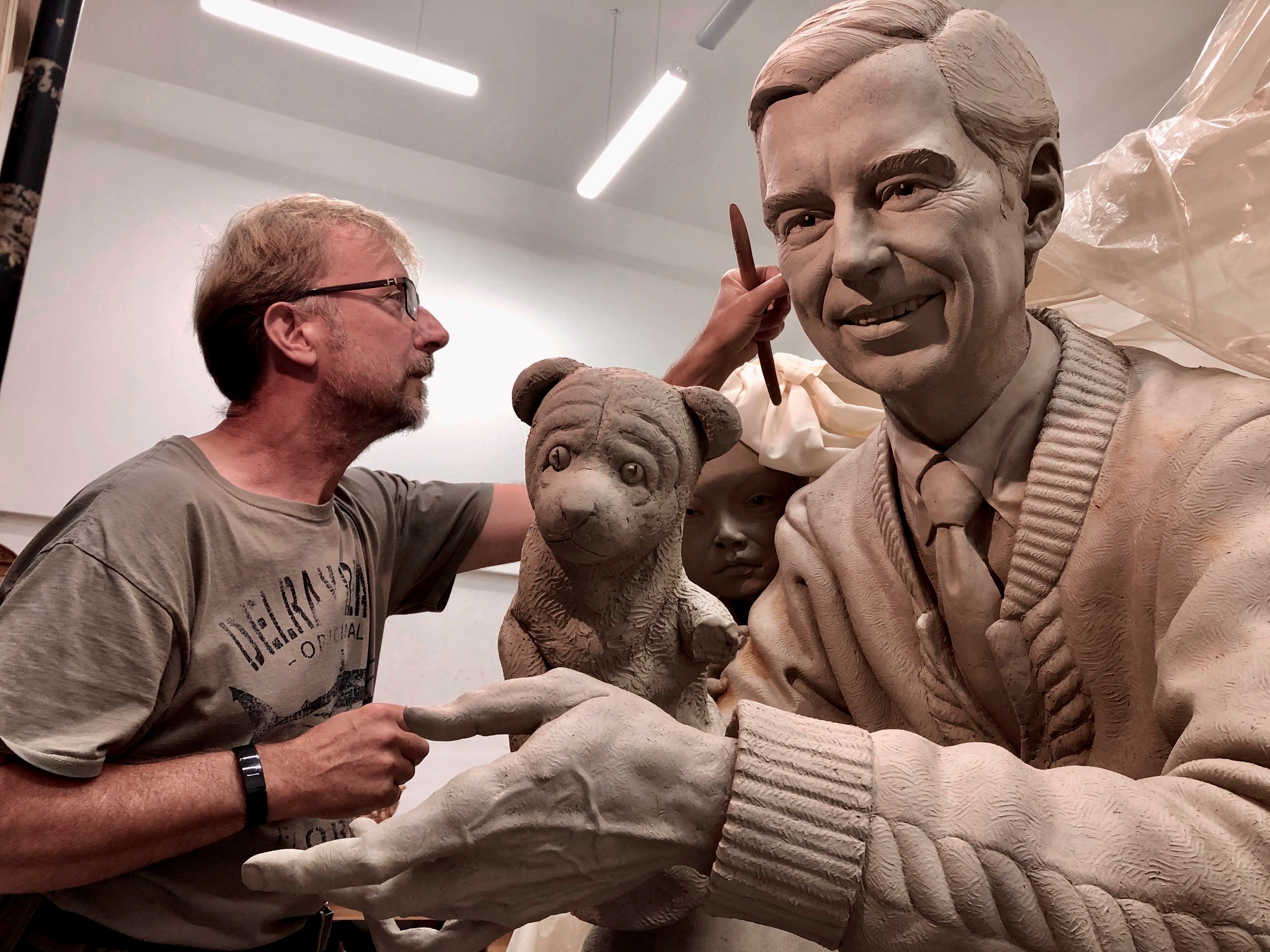 Mister Rogers Sculpture