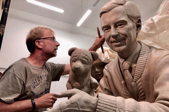 Mister Rogers Sculpture
