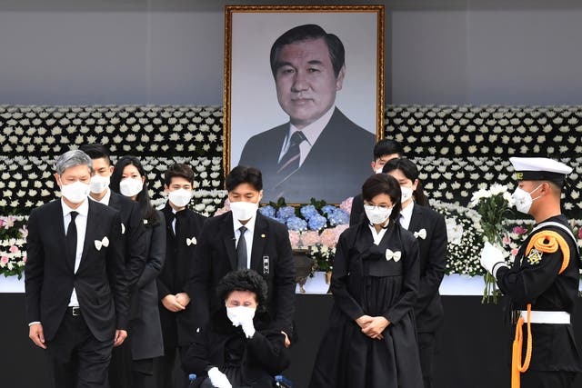South Korea Rohs Funeral
