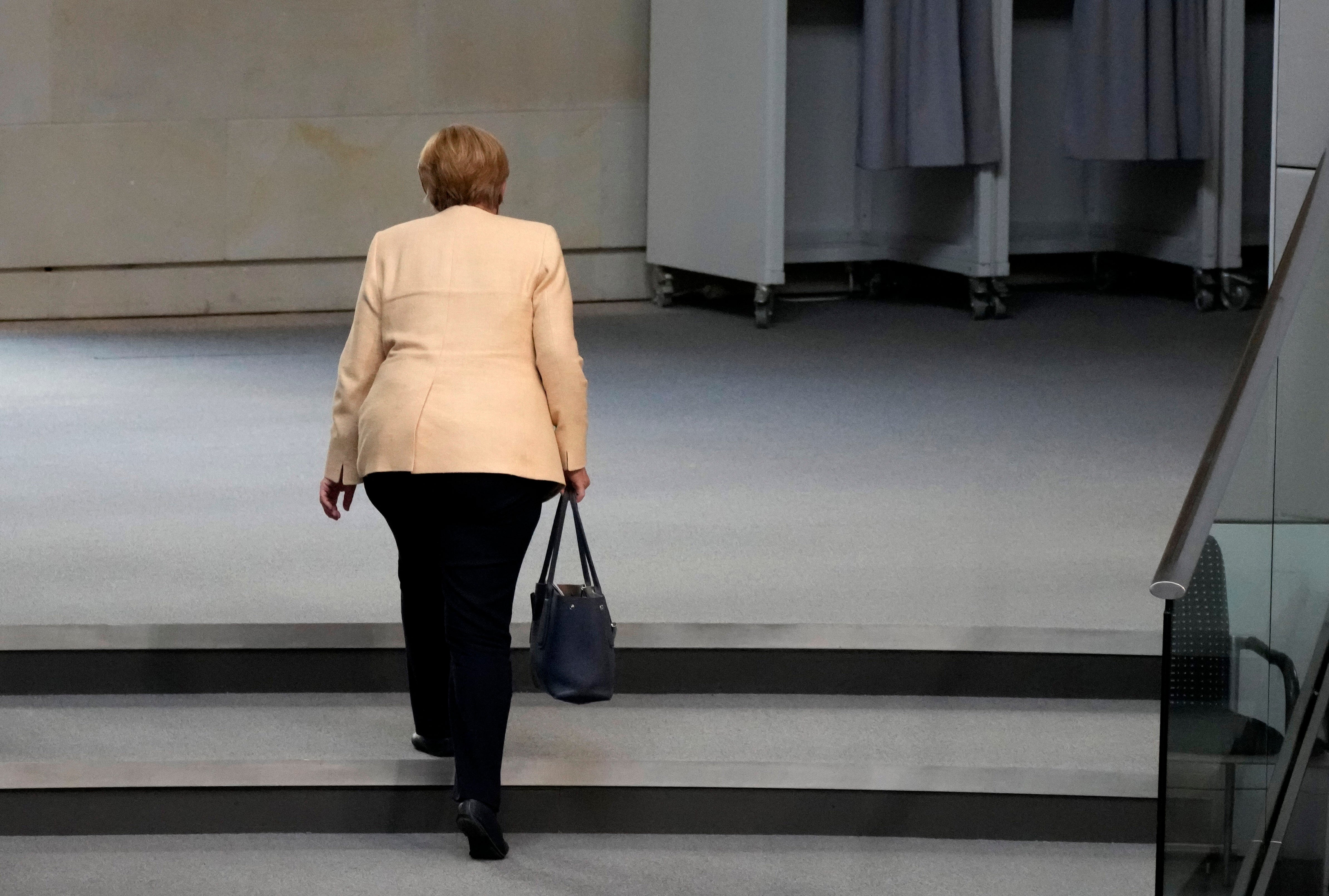 Germany’s outgoing chancellor, Angela Merkel