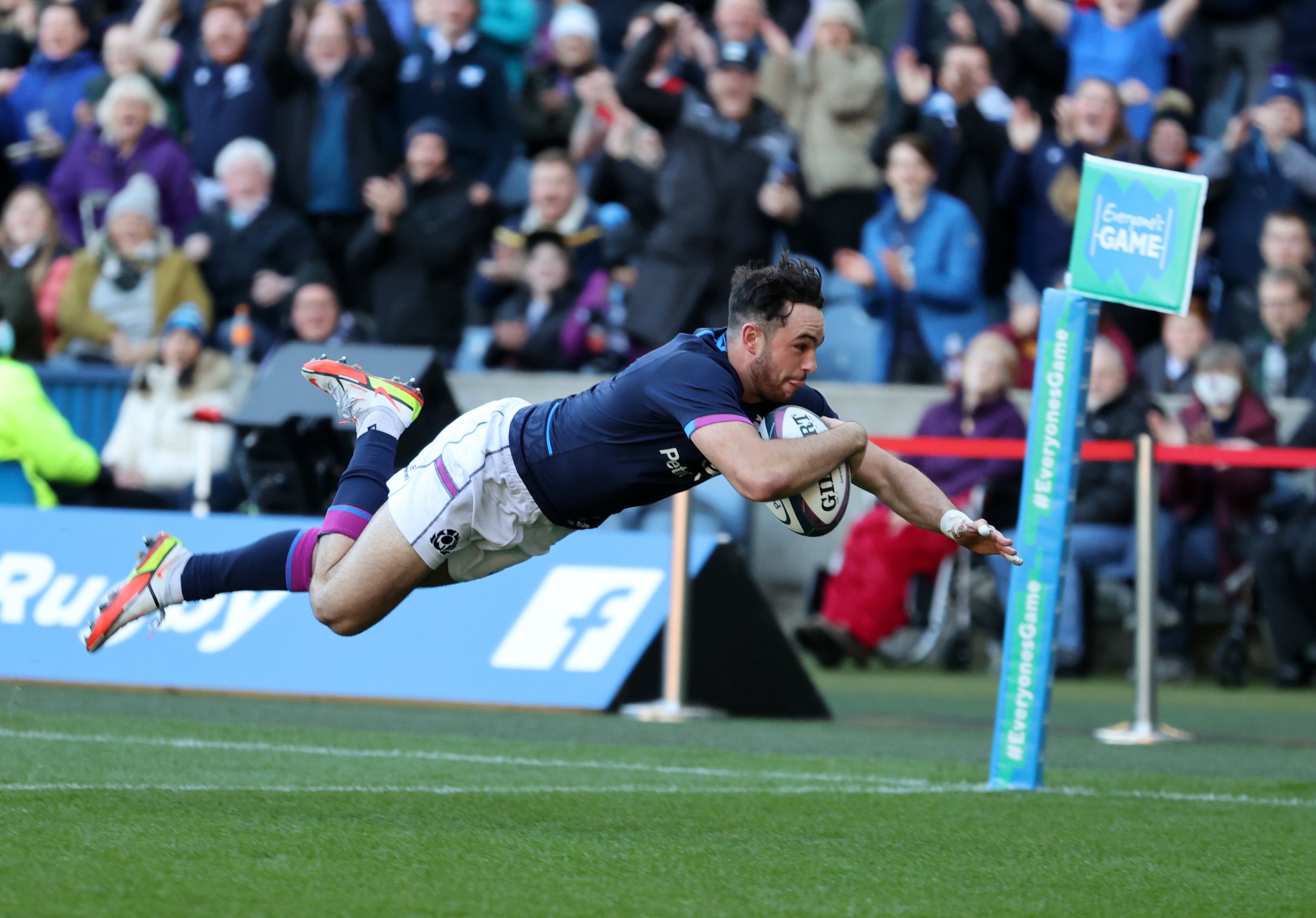 Rufus McLean scored two tries for Scotland (Steve Welsh/PA)