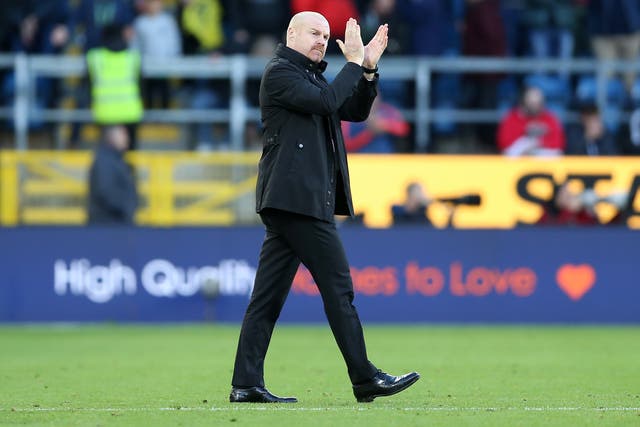 Sean Dyche’s Burnley saw off Brentford with relative ease (Nigel French/PA)