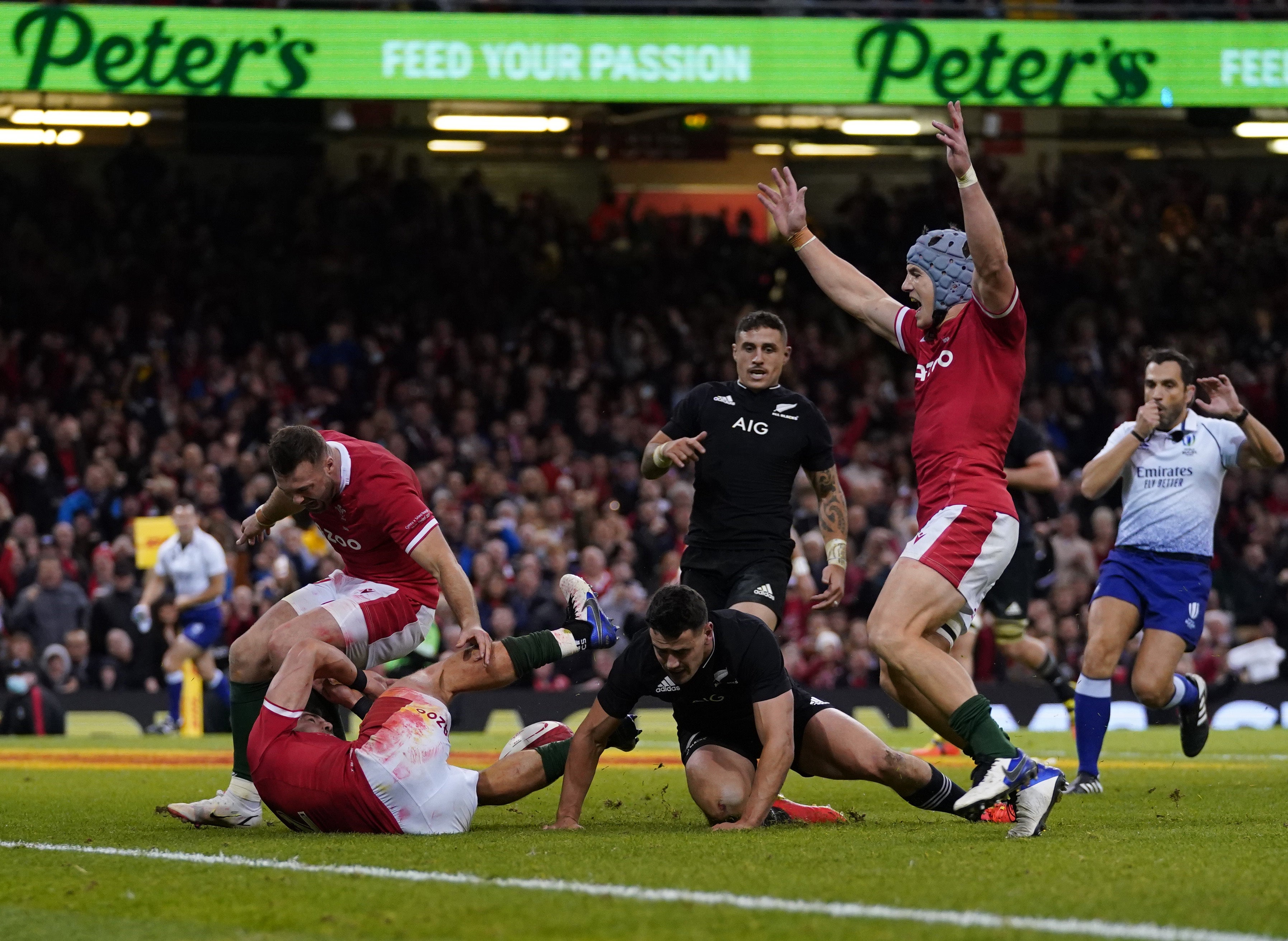 Johnny Williams scored a second-half try for Wales (David Davies/PA)