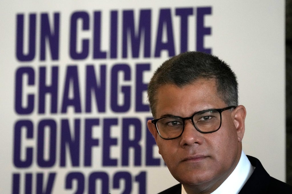‘That’s not my decision’: Alok Sharma swerves questions on Cambo oilfield as climate summit kicks off