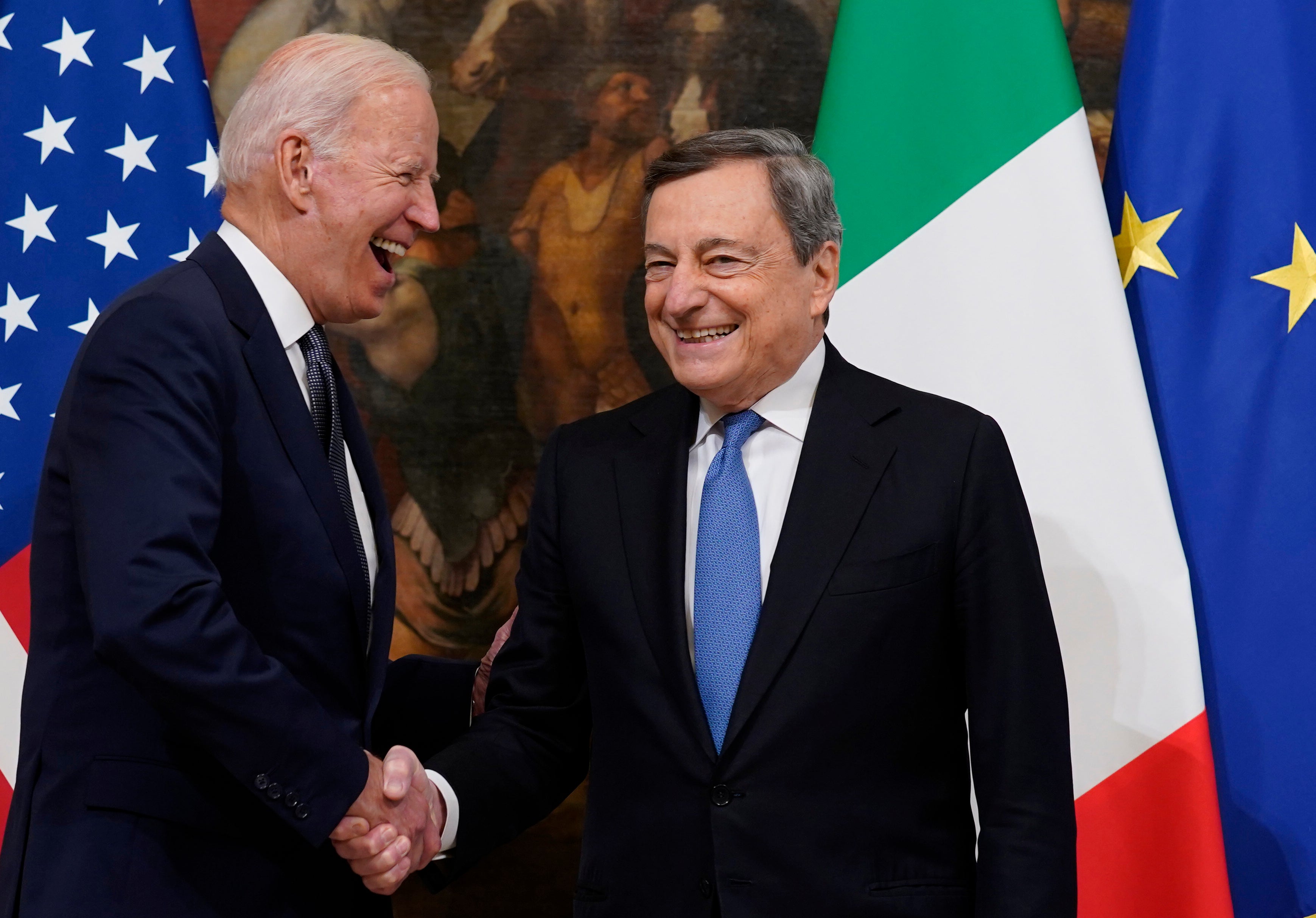 APTOPIX Italy G20 Summit Biden