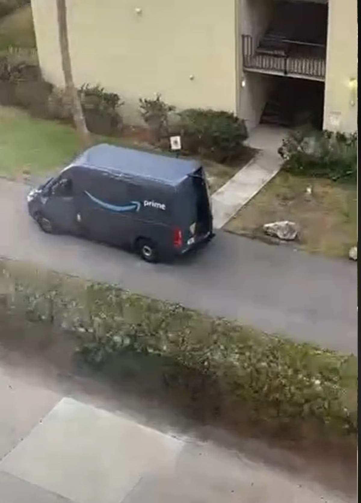 An Amazon driver has been shot after a TikTok video of a woman getting out of her truck went viral