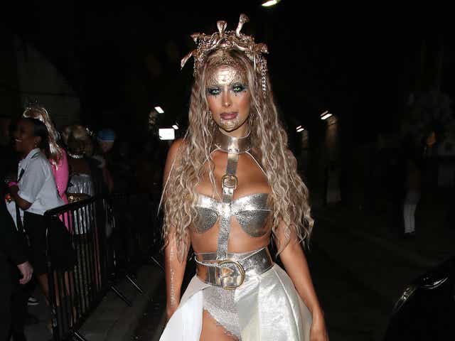 <p>Maya Jama dresses as Medusa for Halloween</p>