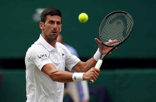 Novak Djokovic did not confirm whether he would play at the Australian Open in his first press conference since the US Open (Adam Davy/PA)