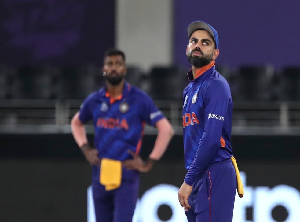 Virat Kohli’s India were beaten by New Zealand on Sunday night (Aijaz Rahi/AP/PA)