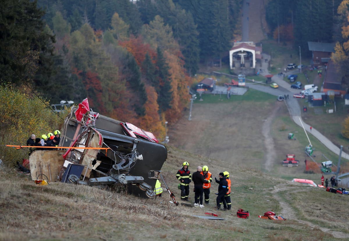 Cable car plummets to ground in Czech Republic, killing worker