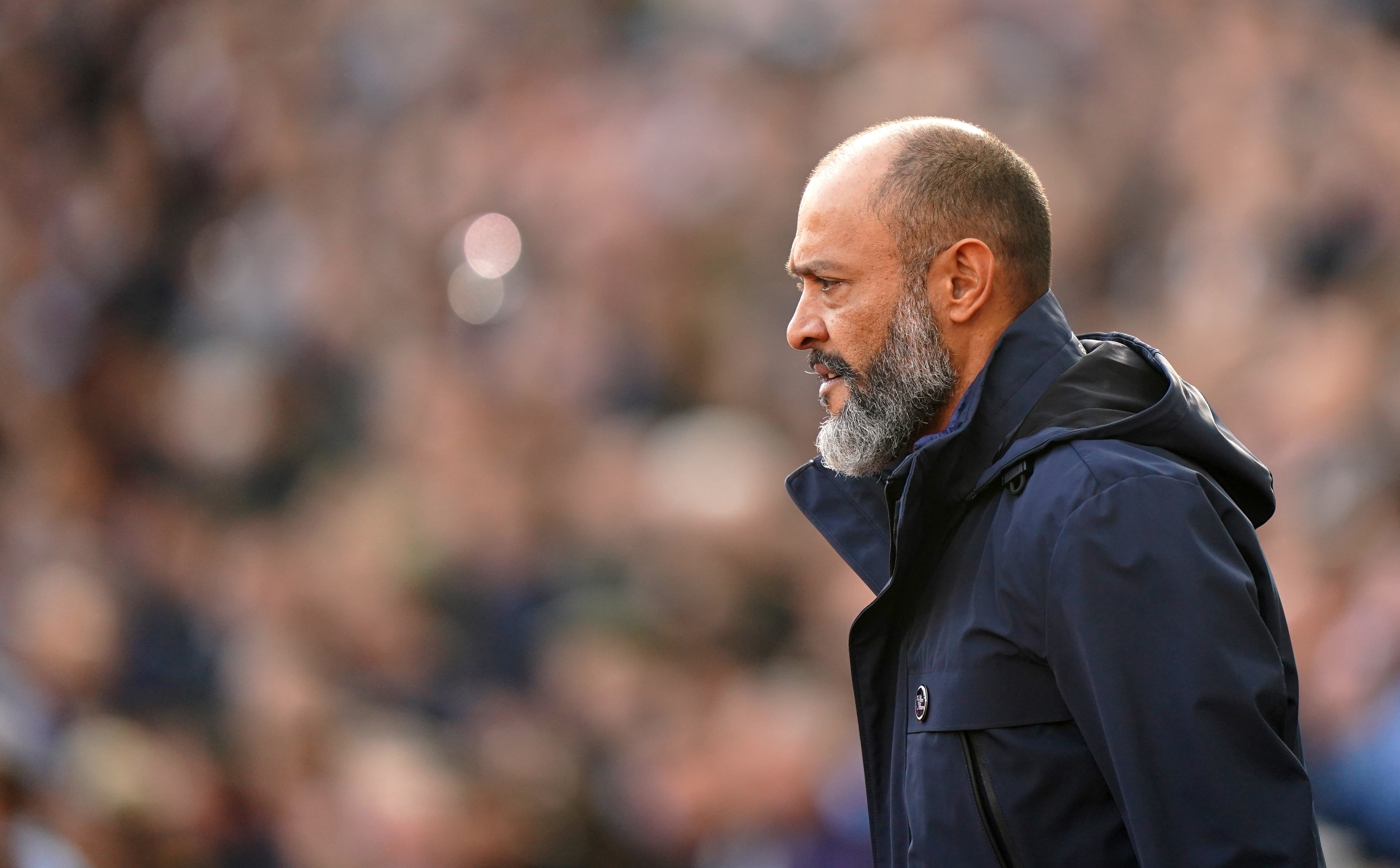 Tottenham fans have turned on Nuno Espirito Santo after the defeat (Tim Goode/PA)