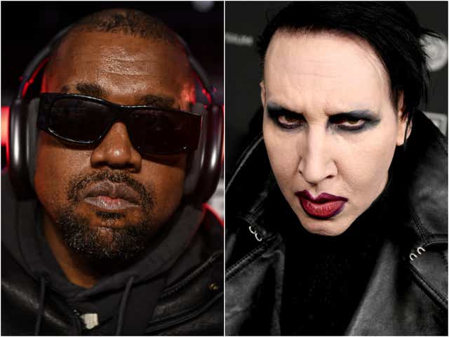 Kanye West enfrenta una reacción violenta por invitar a Marilyn Manson al servicio dominical