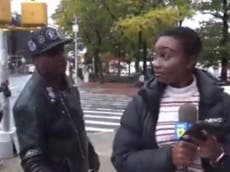 Journalist posts video of man harassing her as she sets up live shot