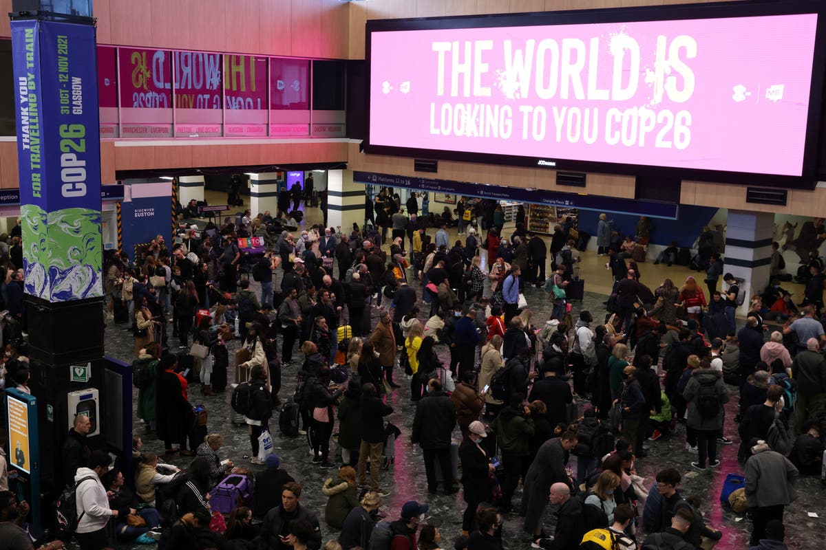 London Euston Delays: Passengers forced to sleep on station floor amid travel chaos