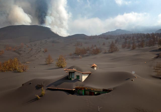 <p>Ash has covered swathes of the island of La Palma </p>