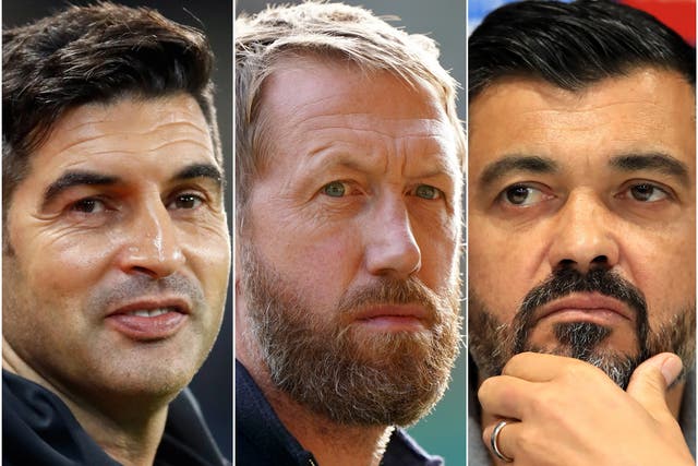 Tottenham are on the hunt for a new manager (Martin Rickett/Joe Giddens/Peter Byrne/PA)