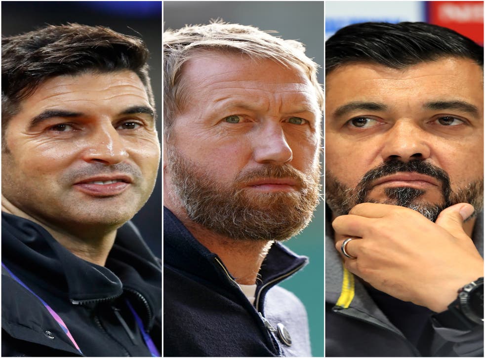 Tottenham are on the hunt for a new manager (Martin Rickett/Joe Giddens/Peter Byrne/PA)