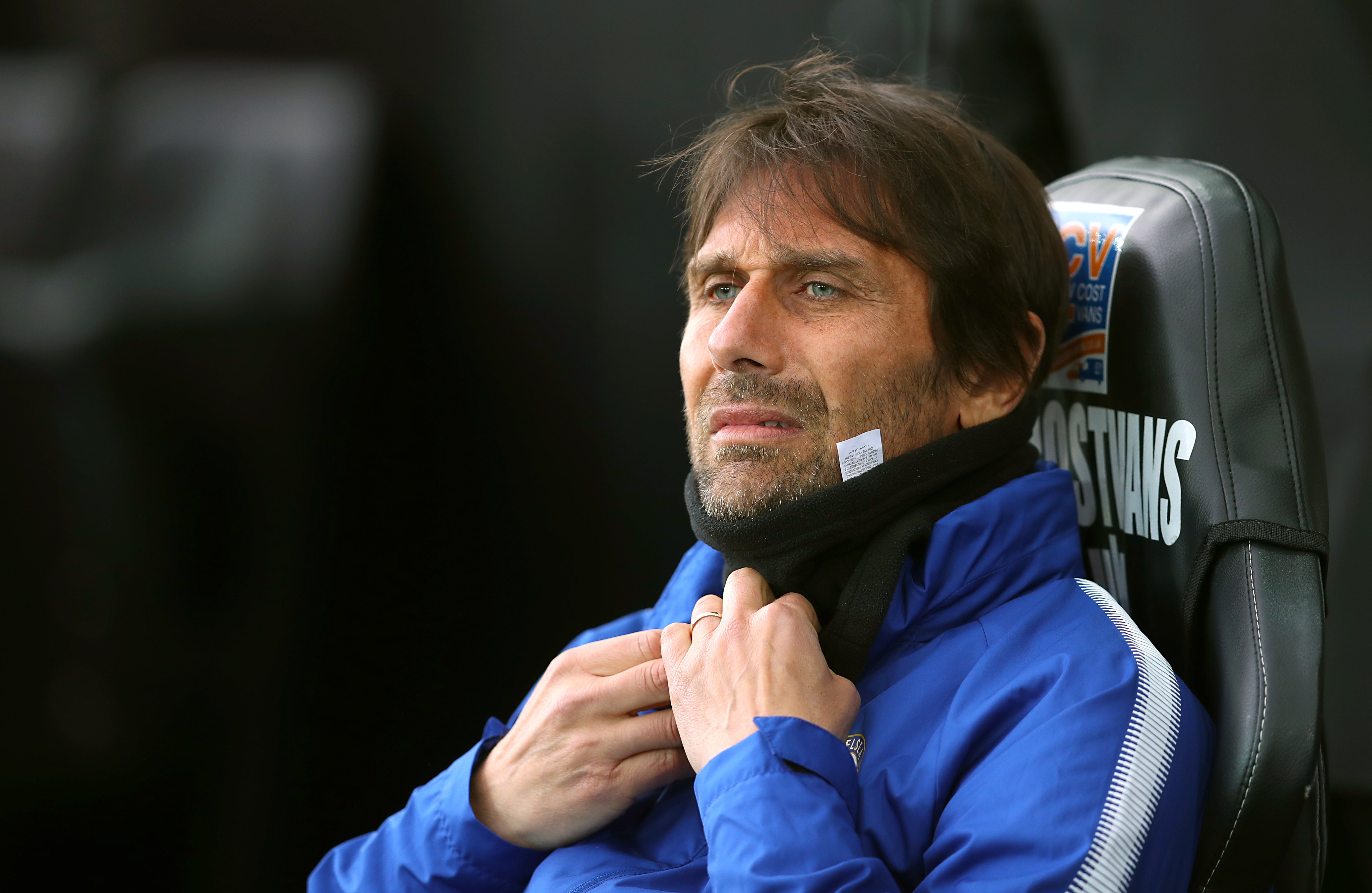 Antonio Conte is in London for talks with Tottenham