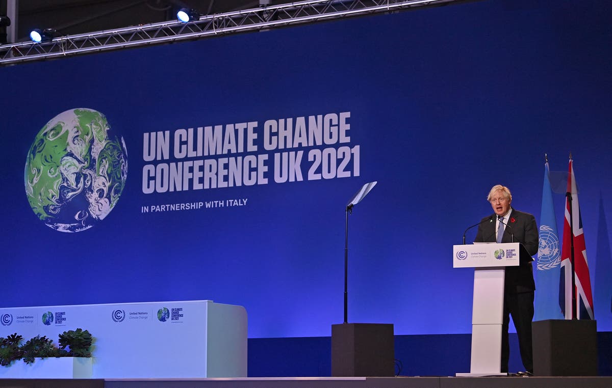 Cop26: Boris Johnson tells world leaders children of tomorrow ‘will not forgive us’ if we fail