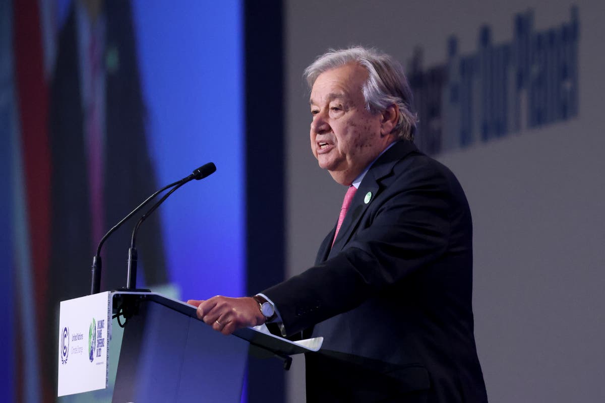 COP26: Stop treating nature like a toilet, UN secretary general António Guterres tells world leaders