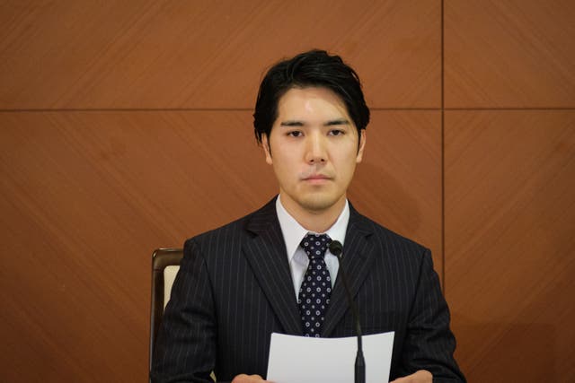 <p>Mr Komuro sat the New York State Bar Association exam earlier this year</p>