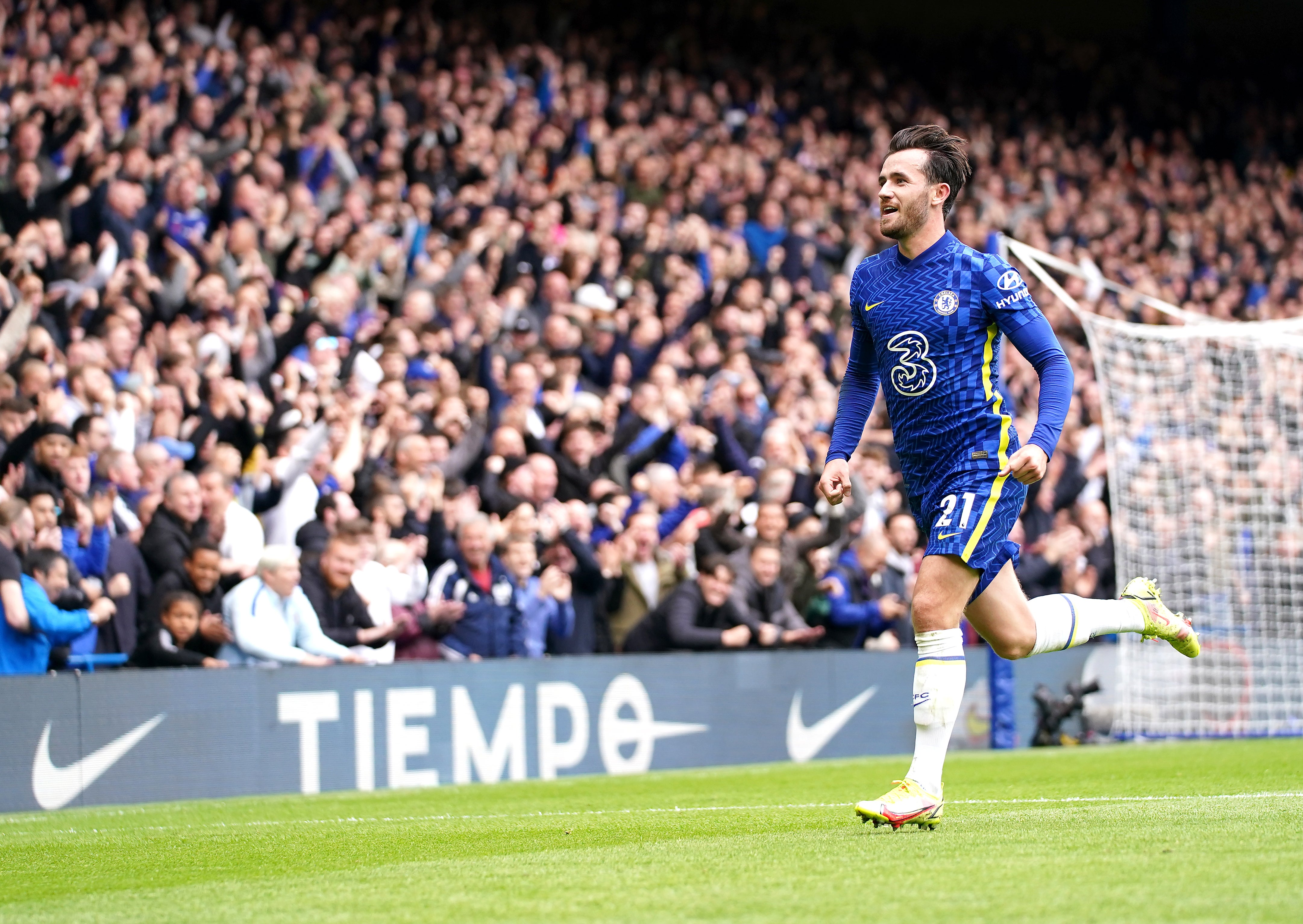 Chelsea’s Ben Chilwell has scored three Premier League goals this term (Tess Derry/PA)