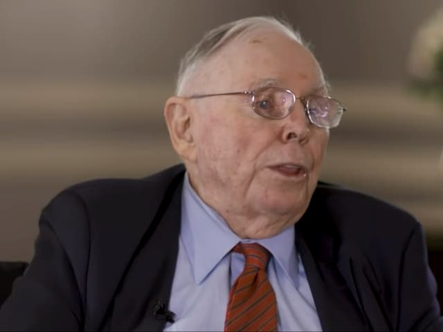 El multimillonario Charles Munger