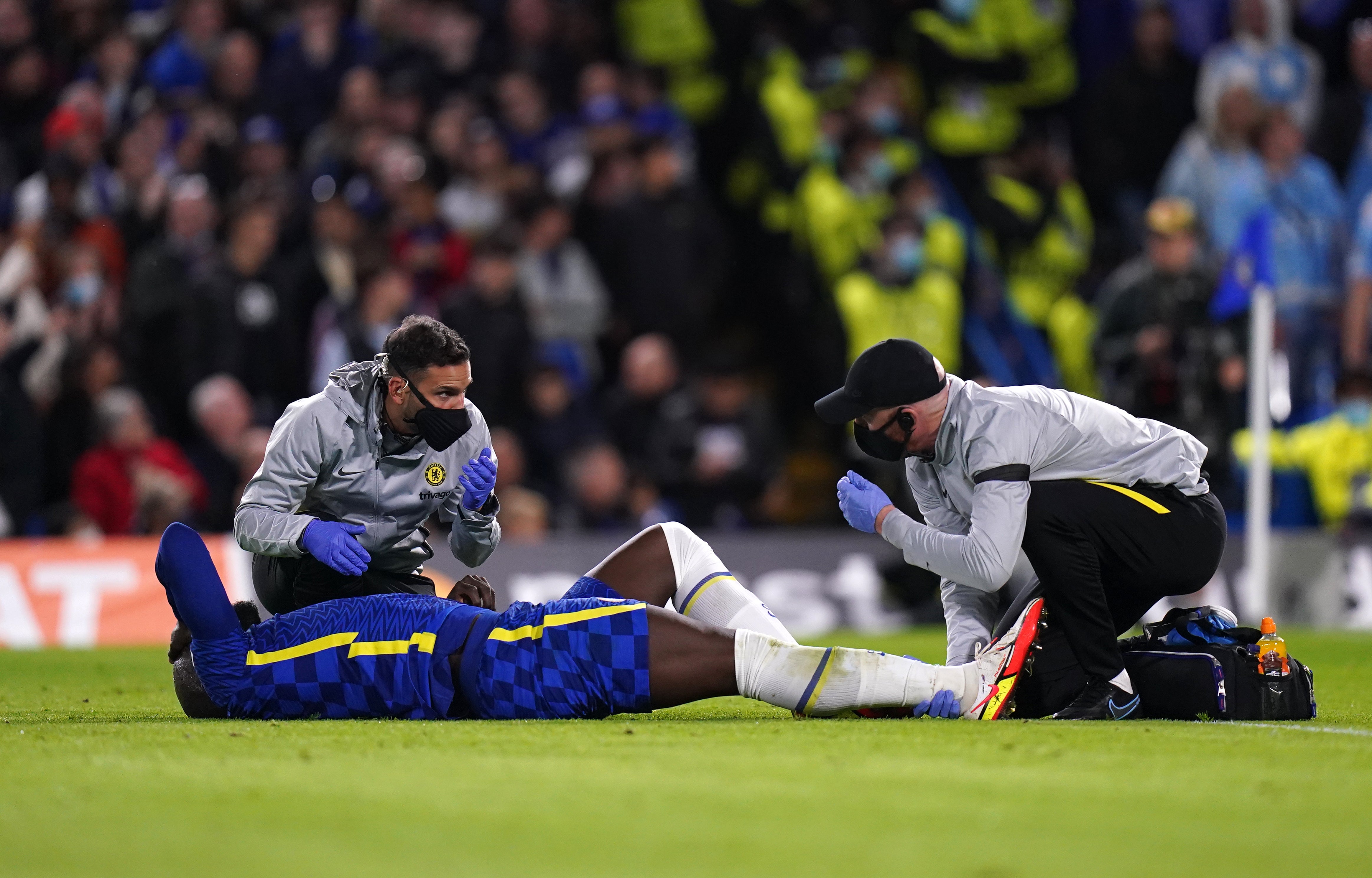 Chelsea striker Romelu Lukaku suffered injury against Malmo (Adam Davy/PA)