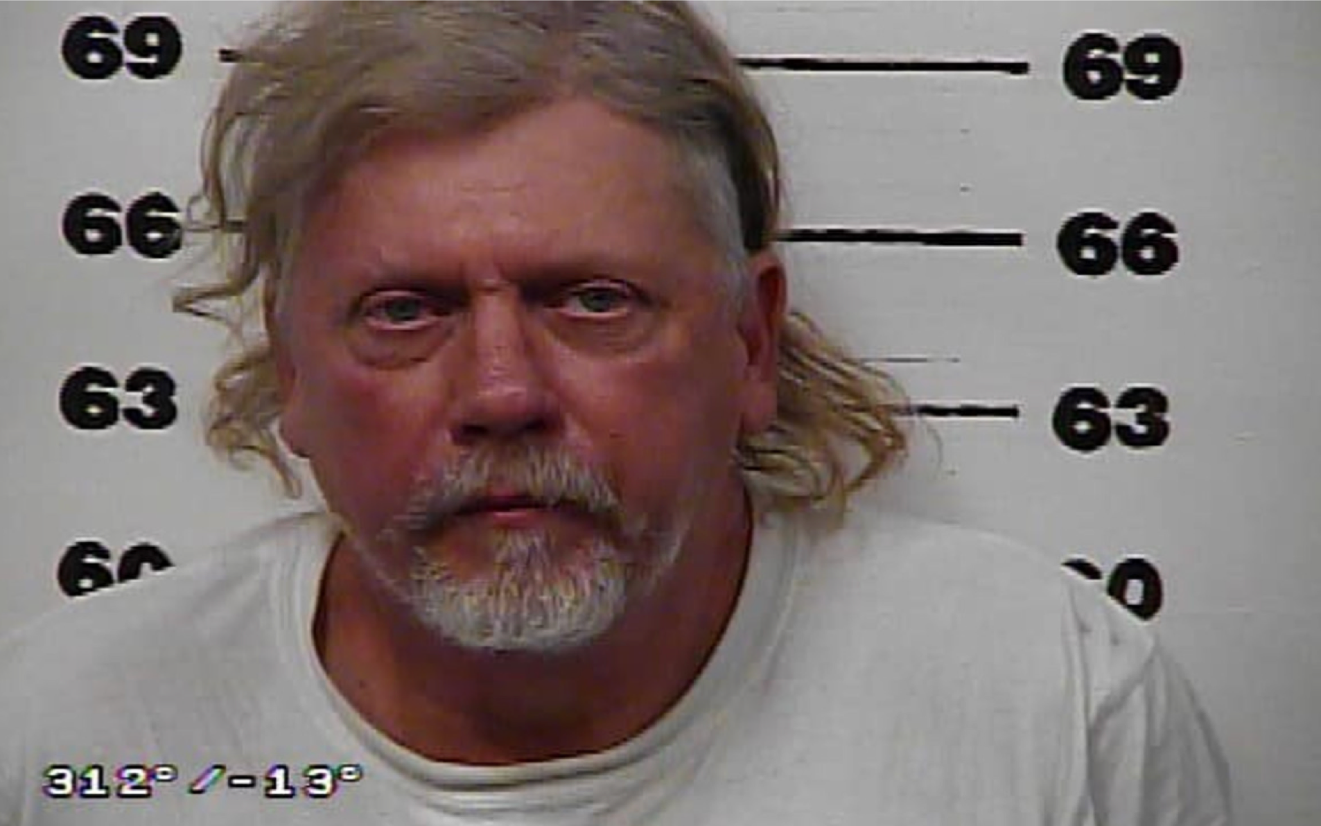 Donald Wells in his mugshot following his DUI arrest