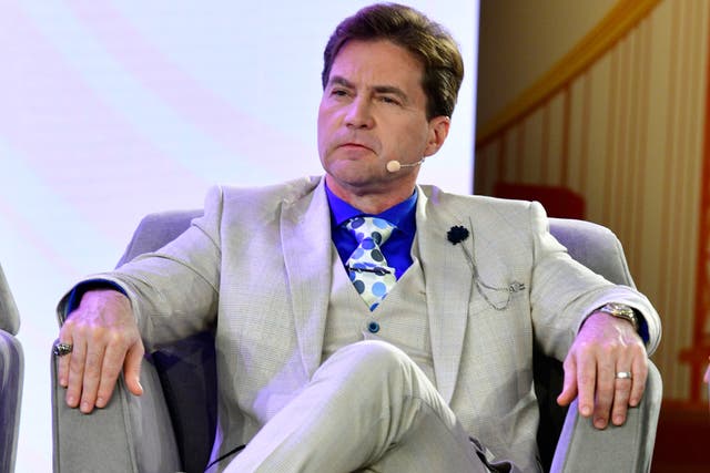 <p>Dr. Craig Wright is seen on stage during CoinGeek Conference New York at Sheraton Times Square on October 05, 2021 in New York City. </p>