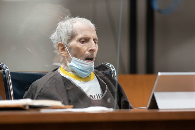 <p>Robert Durst was sentenced to life without the possibility of parole on October 14, 2021 in Los Angeles, California.</p>