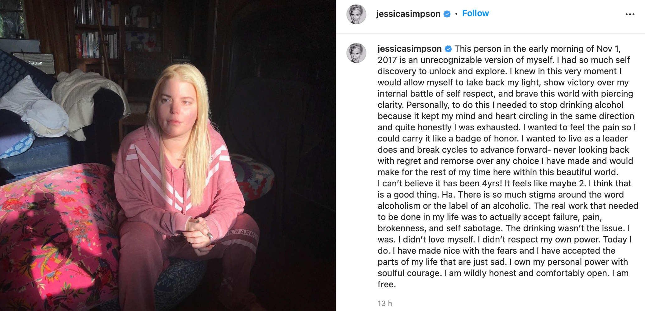 Jessica Simpson praised for ‘honesty’ after sharing unrecognisable photo