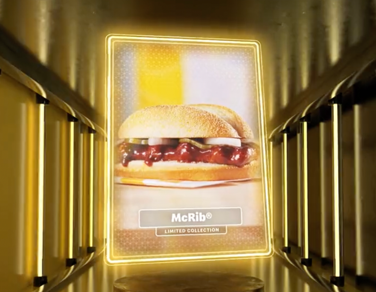 McDonald’s famous McRib is now an NFT