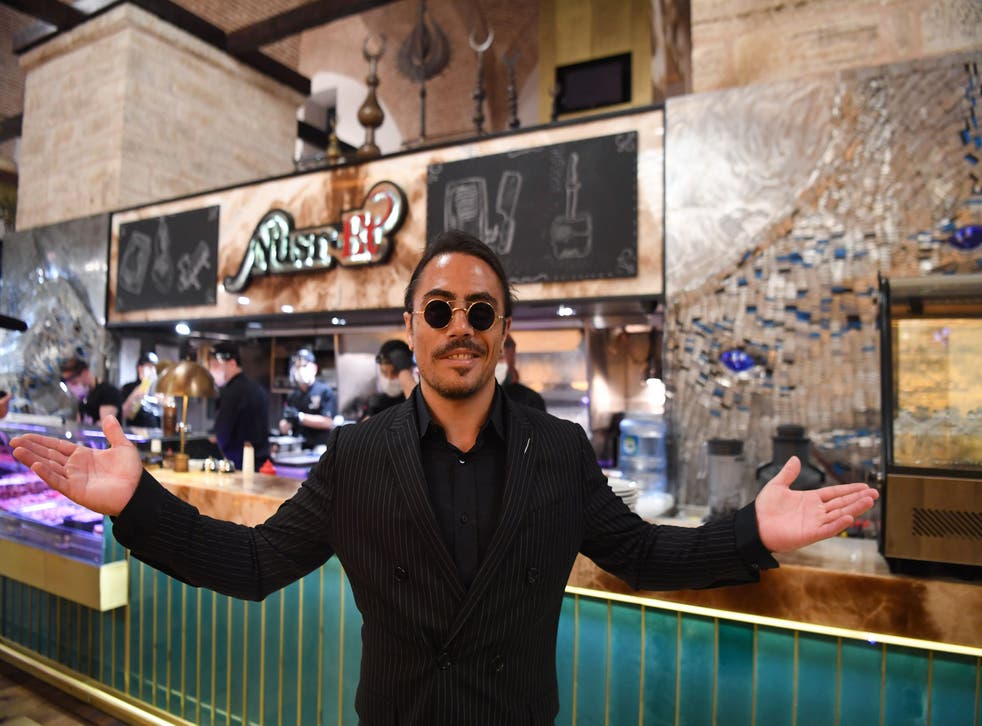 <p>A video, which has since been taken down, was posted to the Salt Bae’s official TikTok and showed To Lam being fed a piece of gold-plated steak by the chef himsel</p>