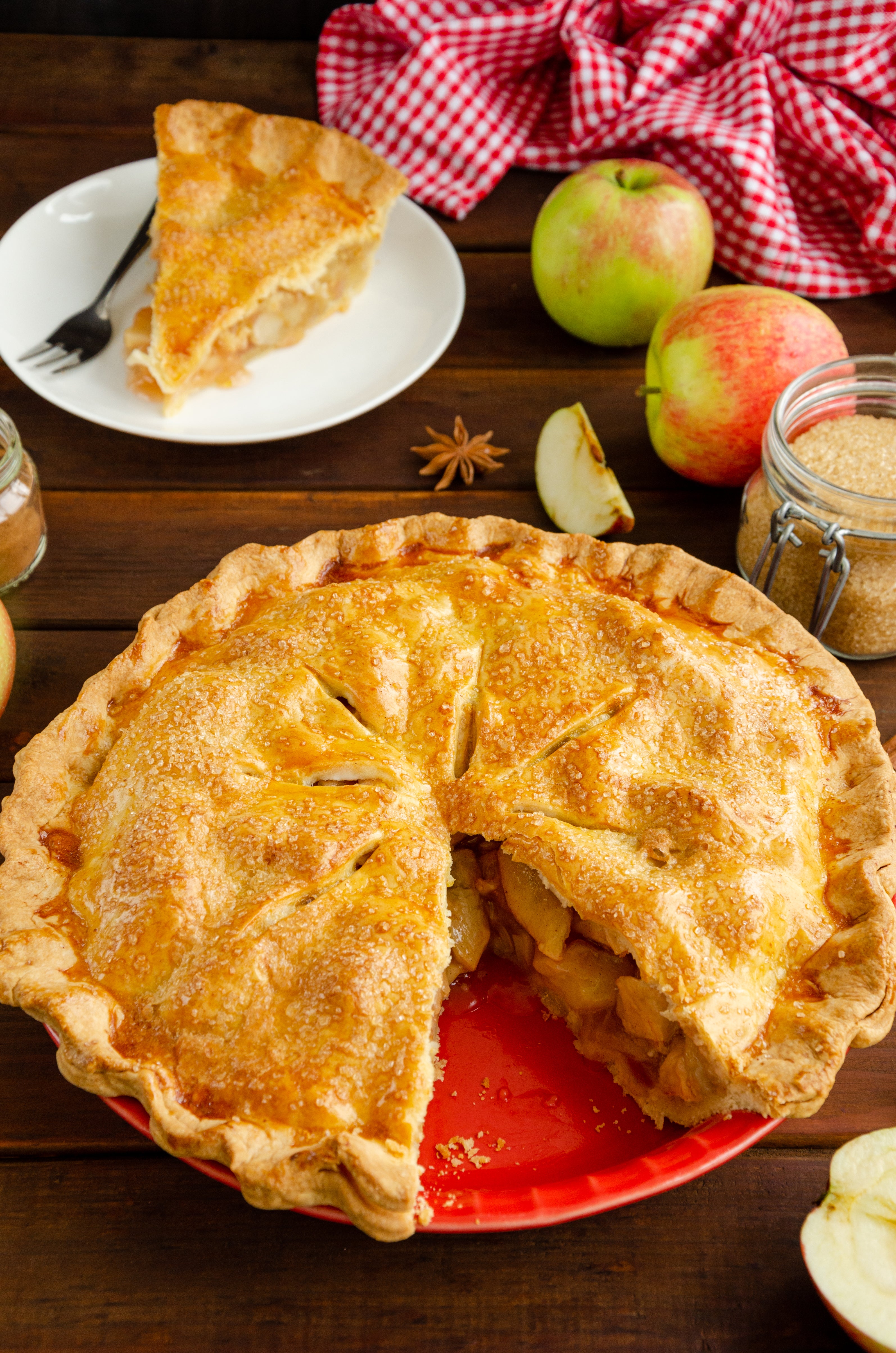Using a variety of apples in this pie gives it far more flavour