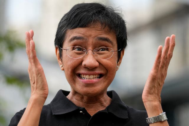 <p>Philippine journalist Maria Ressa has been allowed to travel to Norway to receive her Nobel Peace prize </p>