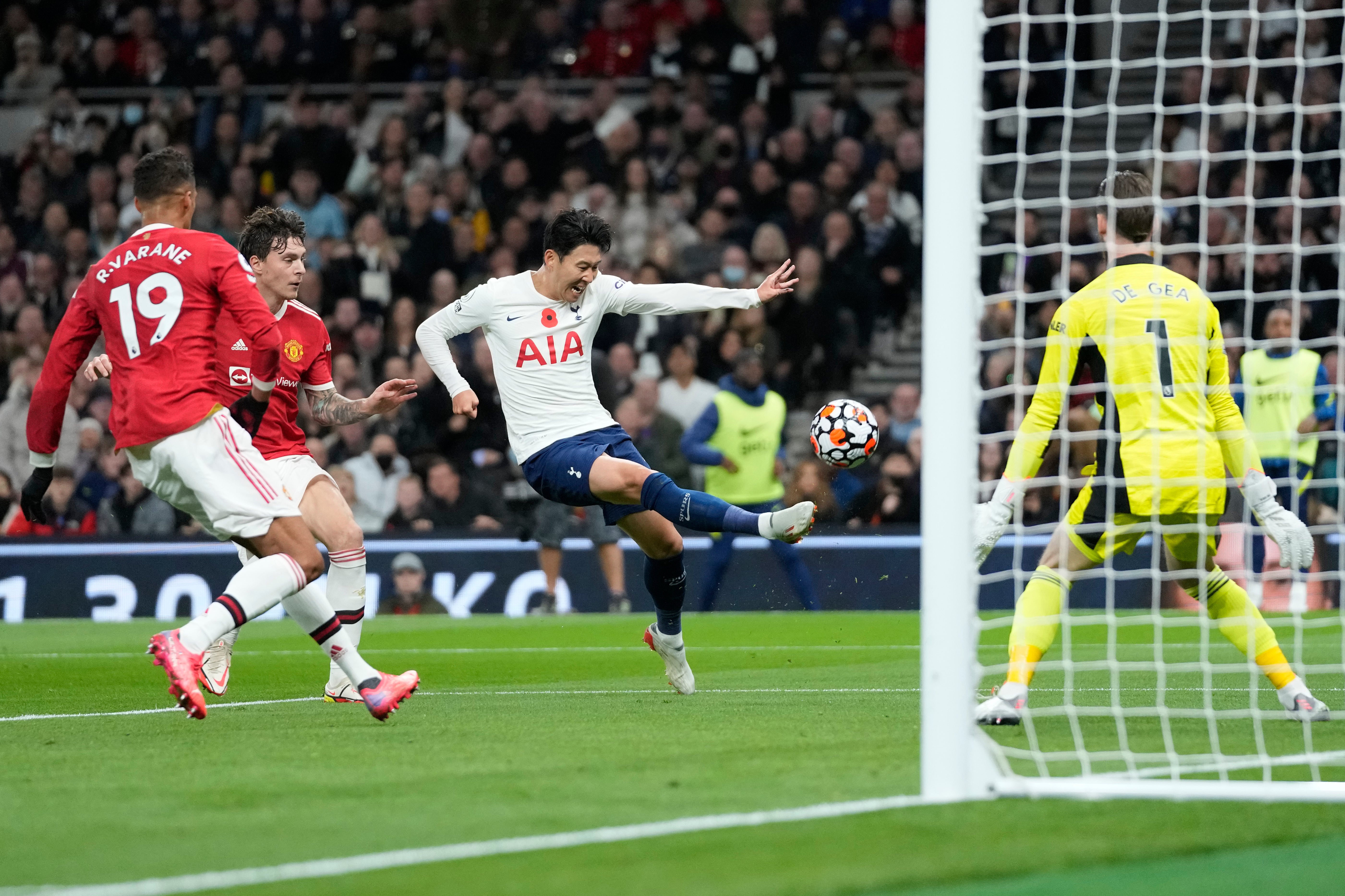 All of Tottenham’s players have struggled to make their mark in front of goal this season. (Frank Augstein/AP)