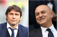 Antonio Conte reveals Daniel Levy’s ‘contagious enthusiasm and determination’ key to Tottenham move