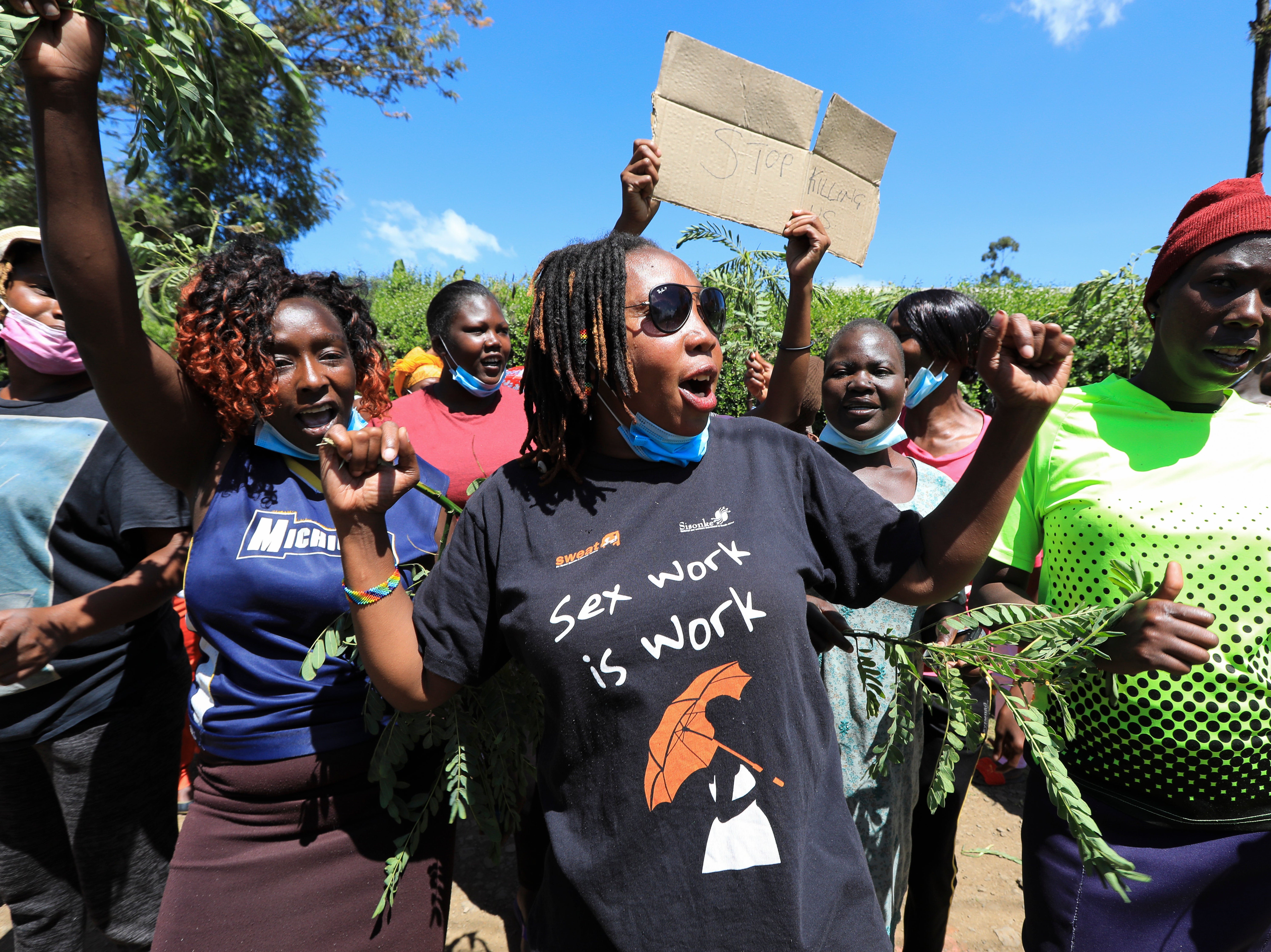 In the wake of Agnes Wanjiru’s death Kenyan sex workers have held protests over their treatment