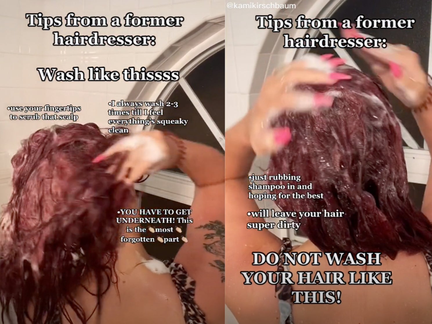 Hairdresser goes viral on TikTok after claiming we are all washing our hair wrong