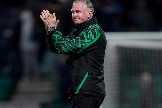 Michael O’Neill, pictured, believes Jacob Brown’s Scotland call-up is deserved (Martin Rickett/PA)