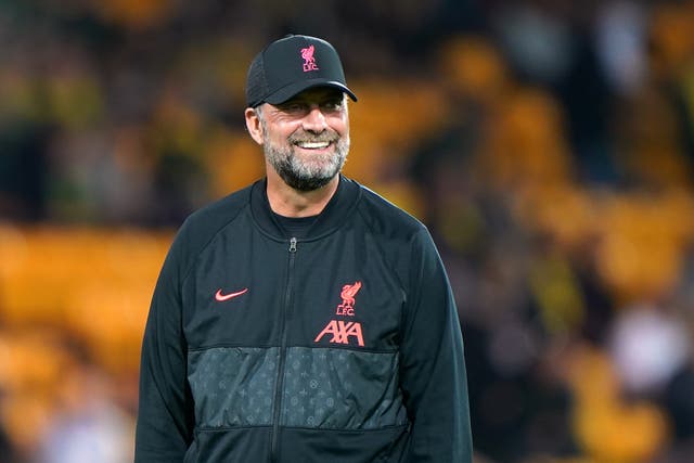 Liverpool manager Jurgen Klopp can finally look forward to a home game against Atletico Madrid (Joe Giddens/PA)