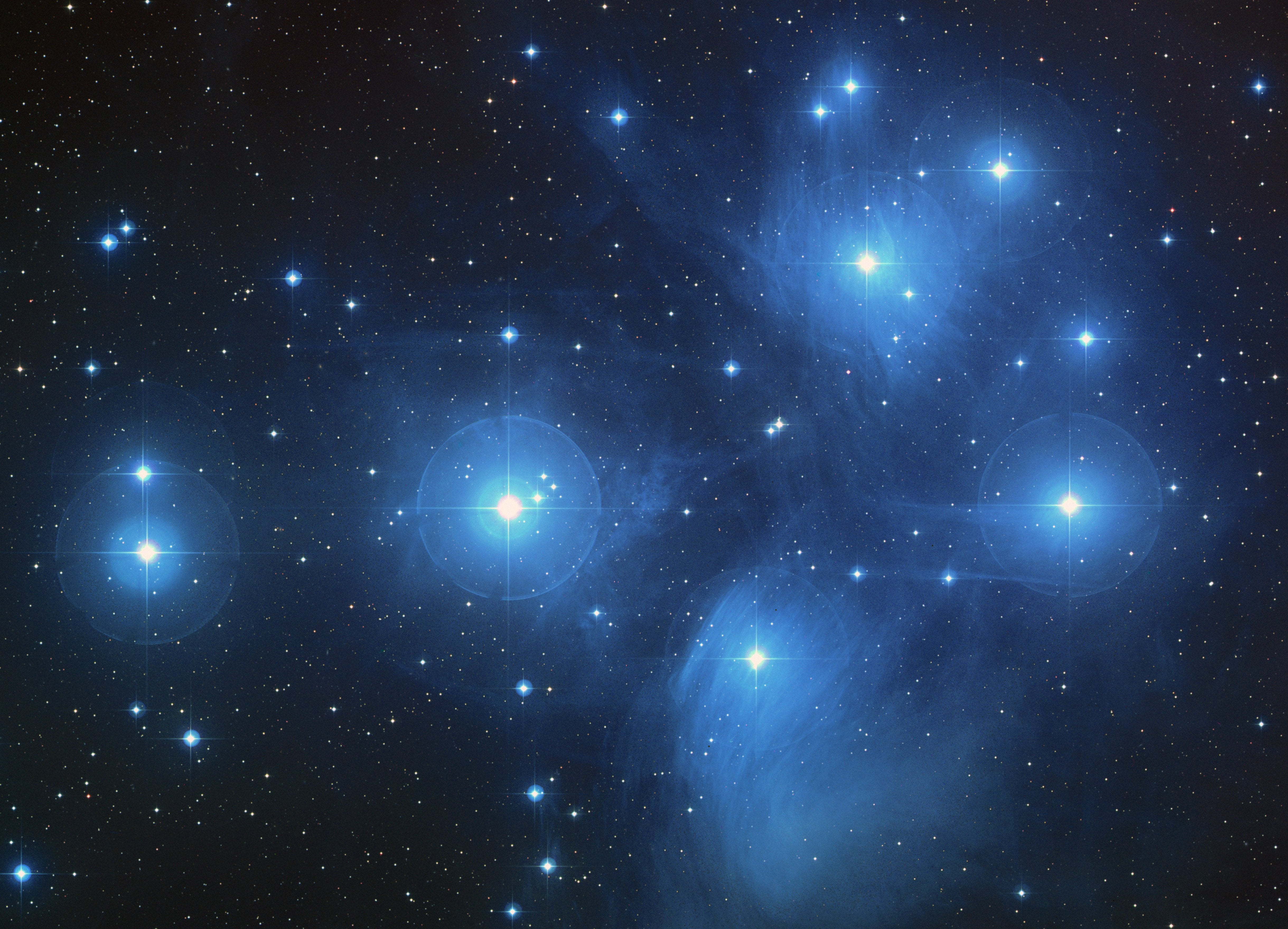They are called the Seven Sisters – but in reality there are hundreds of stars in the Pleiades