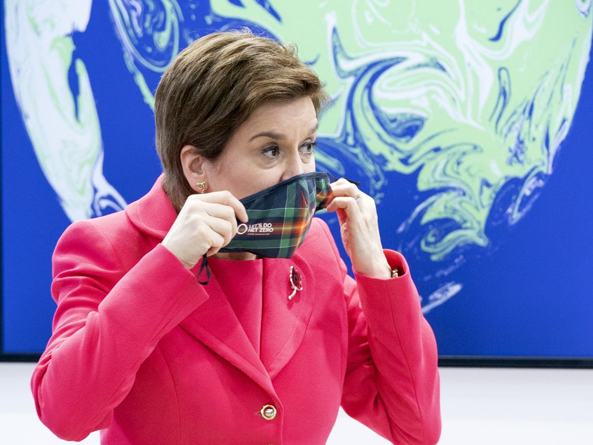 Cop26: Nicola Sturgeon denies SNP ads which mention independence are about Scottish independence