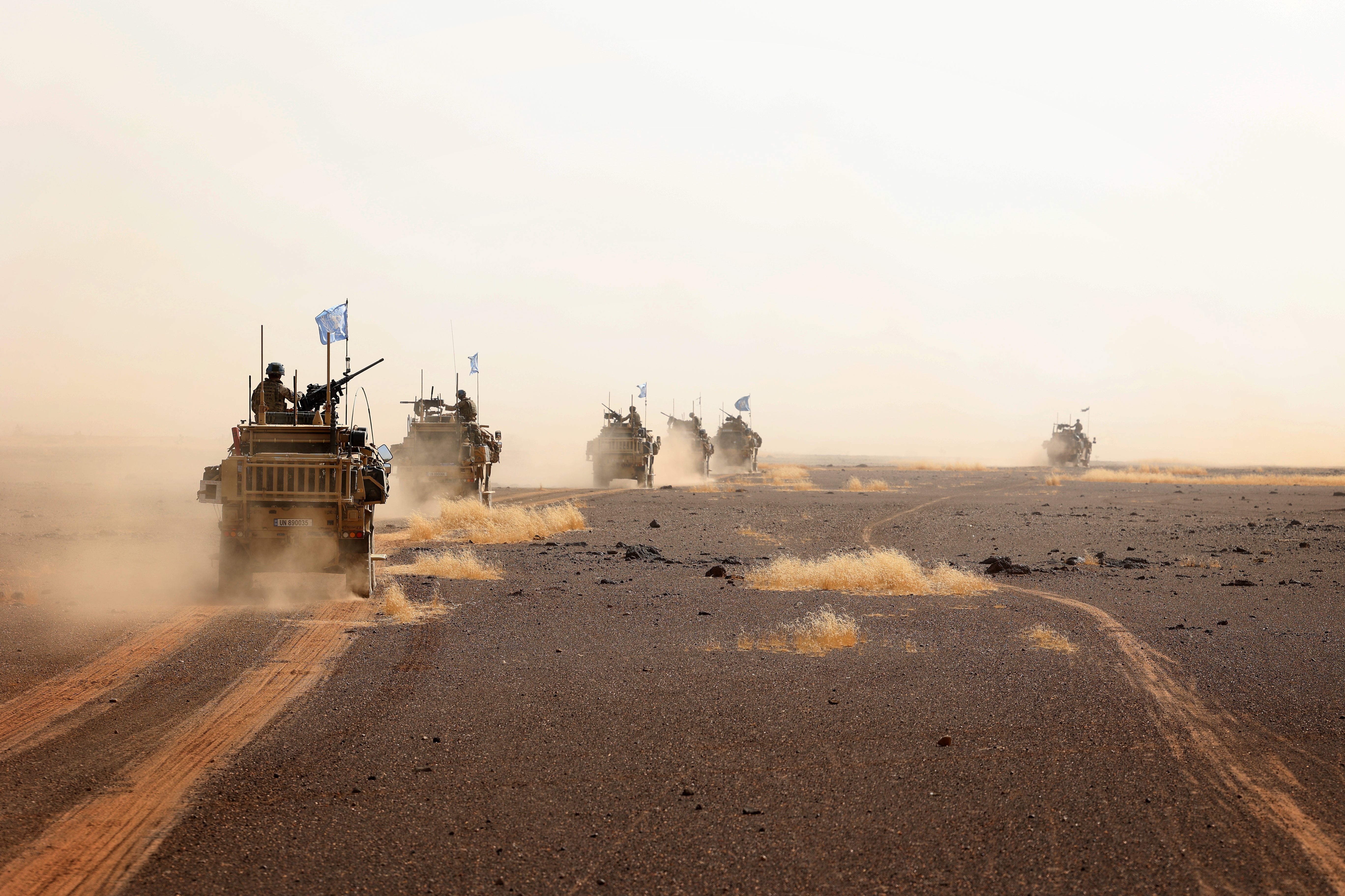 British troops on patrol