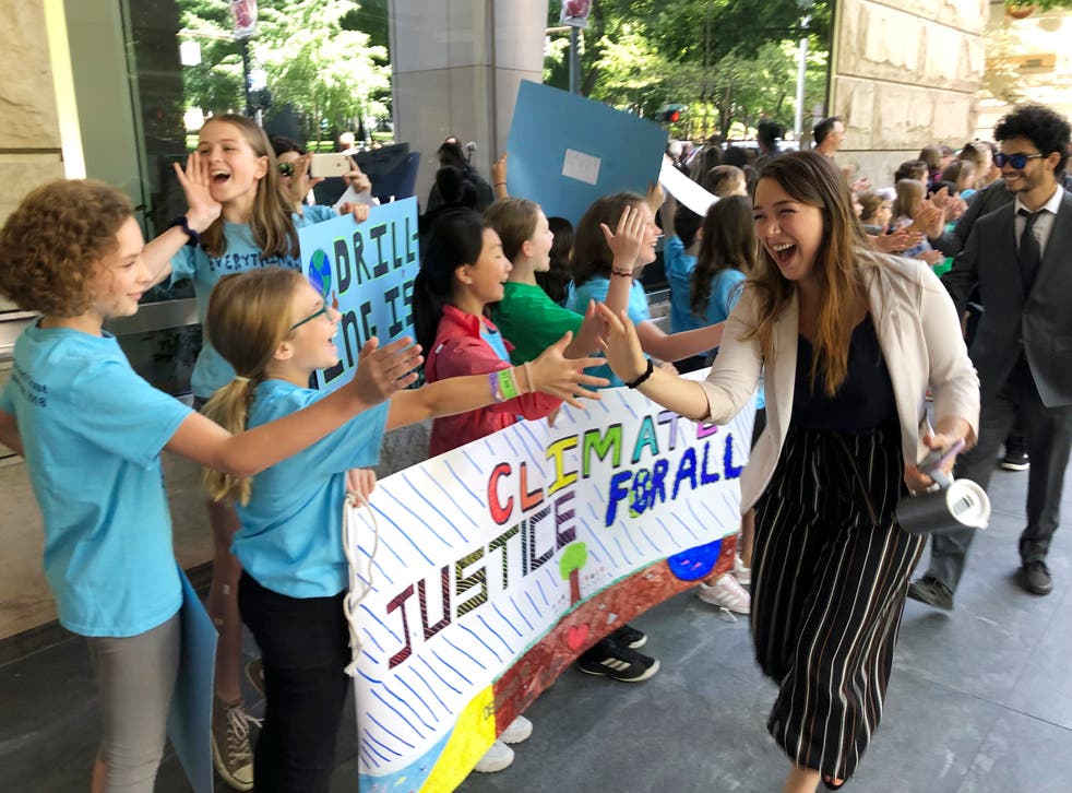 Climate Lawsuit Youth Activists