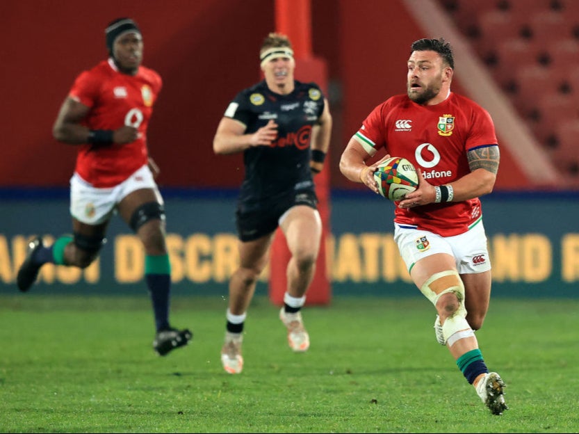 The British and Irish Lions prop failed a late fitness test